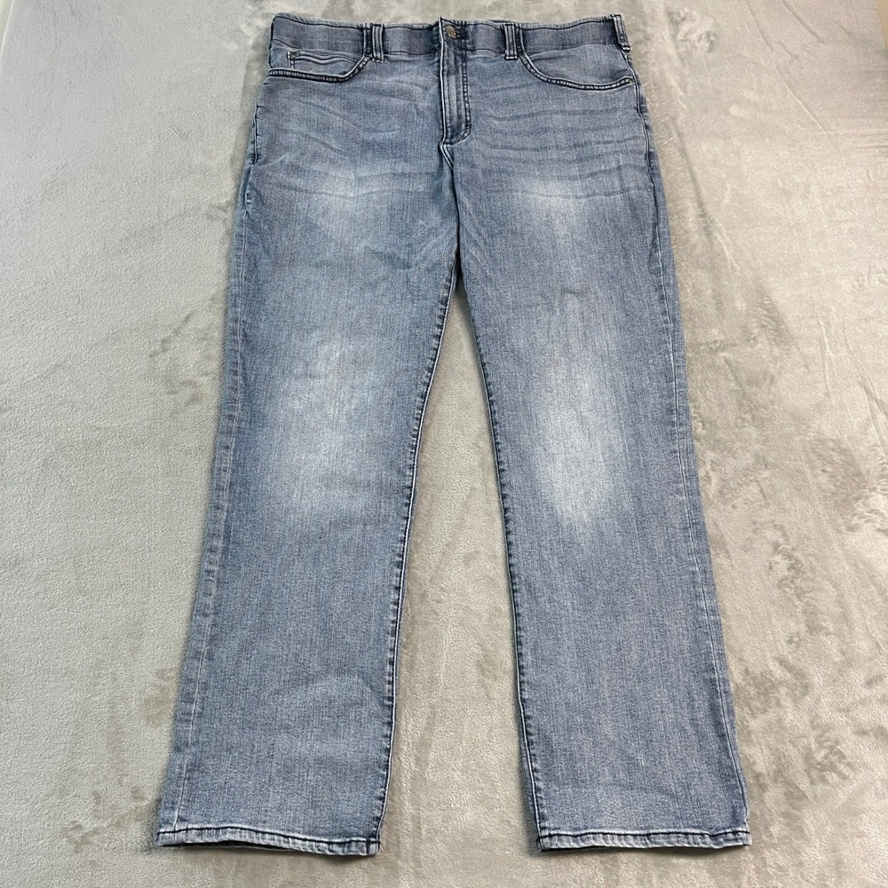 Lee Extreme Motion Regular Fit Bootcut Jeans Mens 38x32 Blue Denim Casual